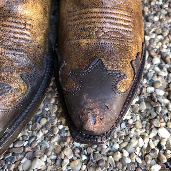 Nocona Distressed Cowboy Boots - Picture 7 of 11